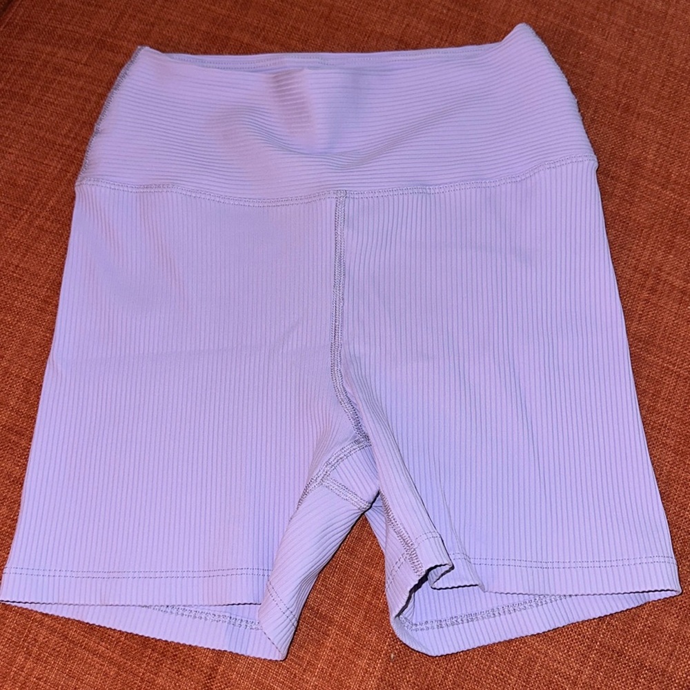 Year of Ours Lilac Purple Shorts
